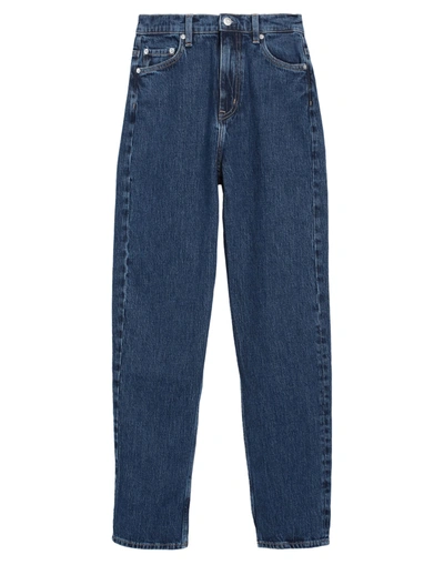 Shop Other Stories &  Woman Jeans Blue Size 30w-30l Organic Cotton, Post-consumer Recycled Cotton, Elastan