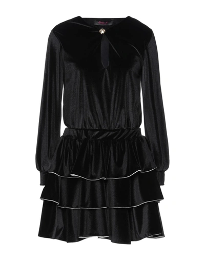 Shop Giulia N Short Dresses In Black