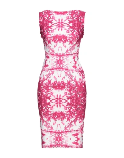 Shop Chiara Boni La Petite Robe Woman Midi Dress Fuchsia Size 2 Polyamide, Elastane In Pink