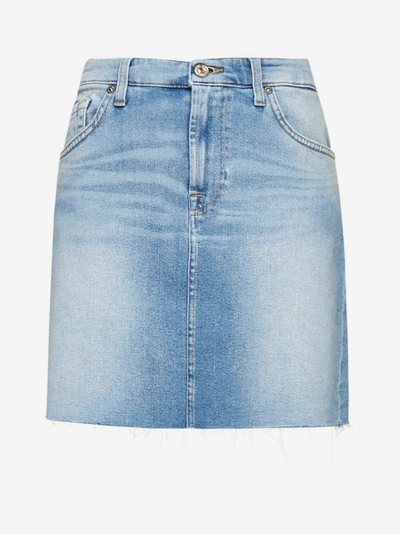 Shop 7 For All Mankind A-line Luxe Vintage Dream Miniskirt