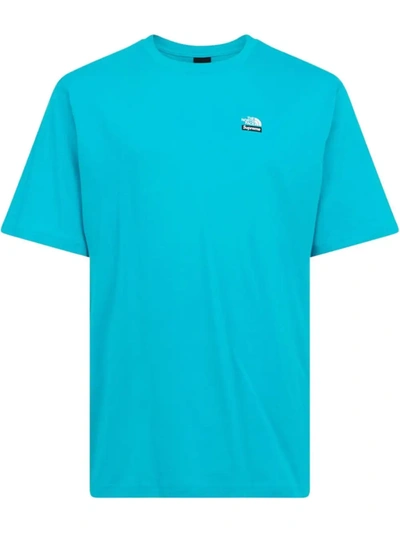 Supreme X The North Face Mountains T-shirt In Blue | ModeSens