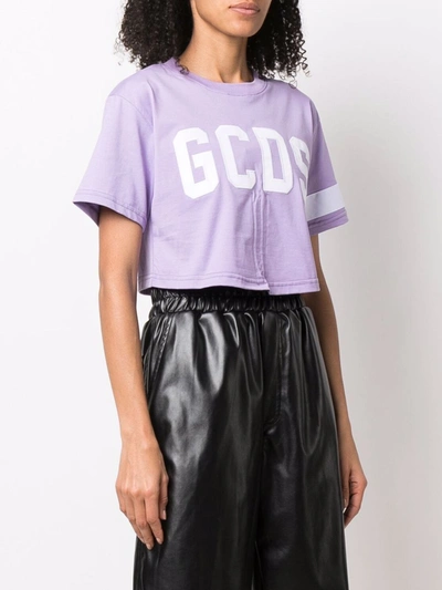 Shop Gcds T-shirts And Polos Lilac
