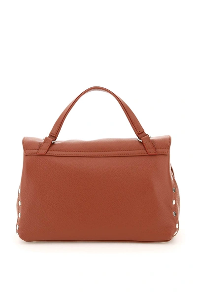 Shop Zanellato Daily Postina S Bag In Red,brown