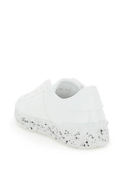 Shop Valentino 'open For A Change' Bio-based Sneakers In White