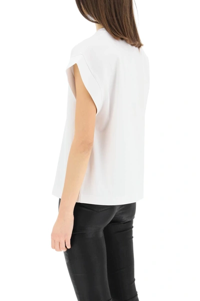 Shop Dolce & Gabbana Dg Patch T-shirt In White,black