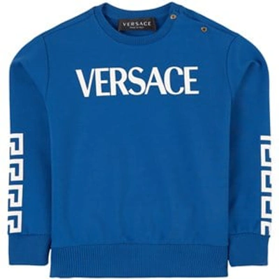 Shop Versace Kids In Blue