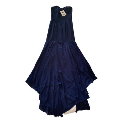Pre-owned Bsb Maxi Dress In Navy