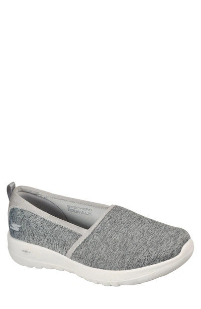 Skechers Women's Gowalk Joy - Soft Take Slip-on Wide Width Walking Sneakers  From Finish Line In Gray | ModeSens