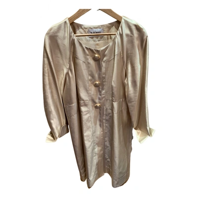 Pre-owned Weill Silk Jacket In Gold