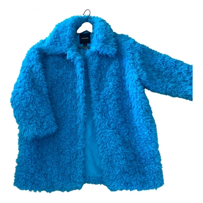 Pre-owned Monki Coat In Blue