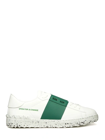 Shop Valentino Open For A Change Sneakers In White