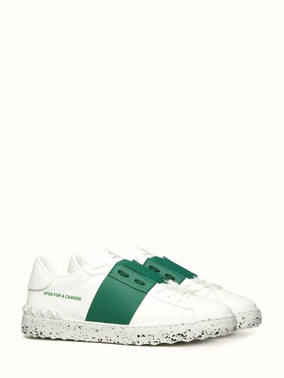Shop Valentino Open For A Change Sneakers In White