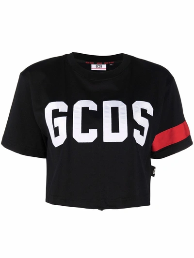 Shop Gcds Logo Cotton T-shirt