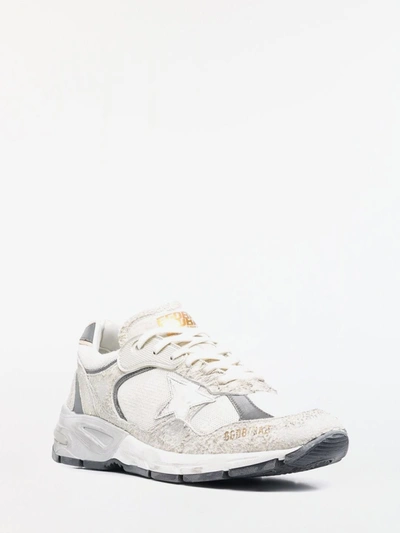 Shop Golden Goose Dad-star Chunky Sneakers In Cream