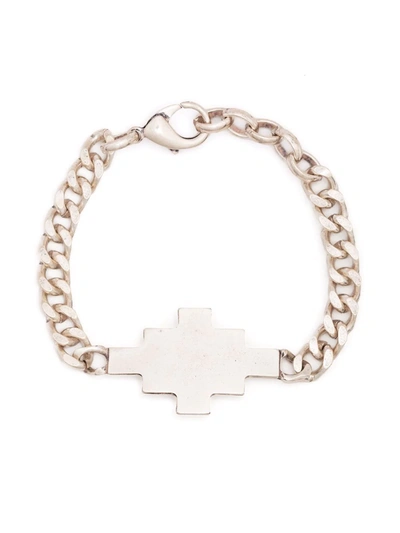 Marcelo Burlon County Of Milan Marcelo Burlon Cross Chain Bracelet In Silver