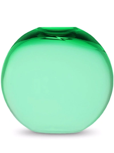 Shop Dolce & Gabbana Small Murano Glass Vase In Green