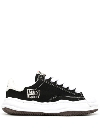 Shop Miharayasuhiro Blakey Low-top Sneakers In Black