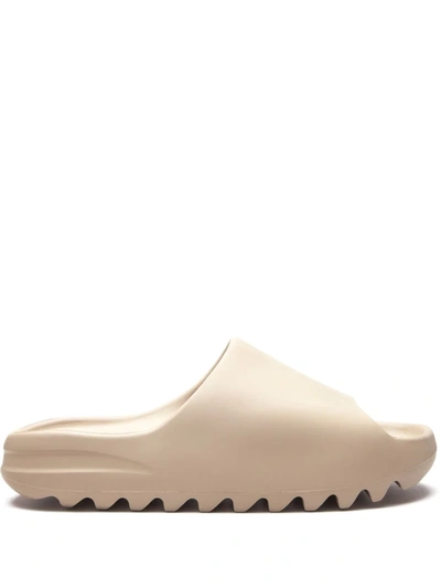 Shop Adidas Originals Yeezy Slide "pure In Neutrals