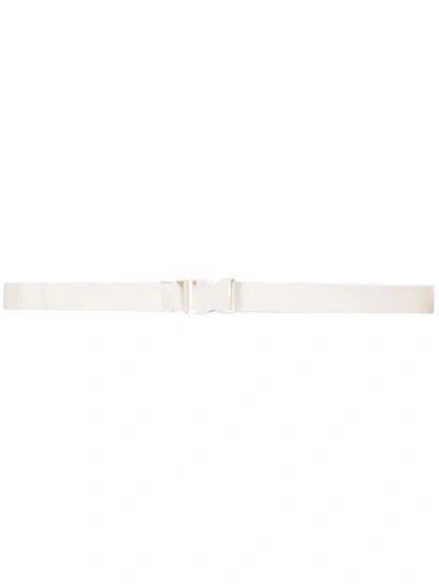 Shop P.a.r.o.s.h Clip-buckle Belt In White