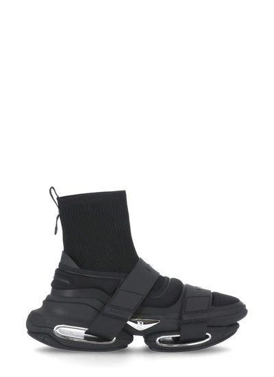 Shop Balmain Sneakers Black In Nero