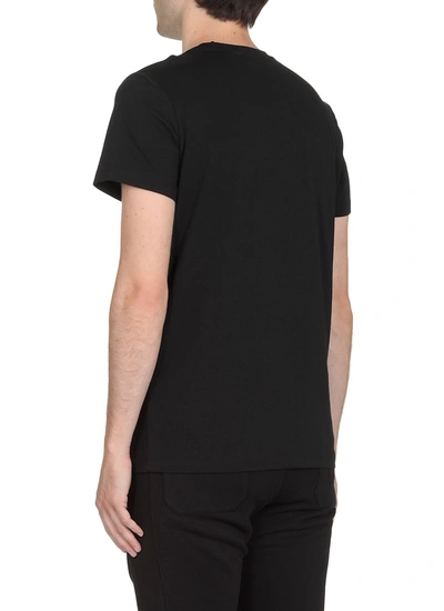 Shop Balmain T-shirts And Polos Black In Nero