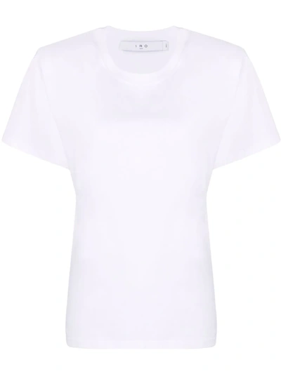 Shop Iro Round-neck Short-sleeve T-shirt In Weiss