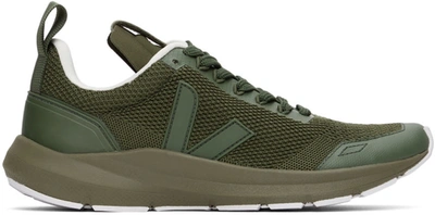 Shop Rick Owens Green Veja Edition Performance Sneakers In 15 Green