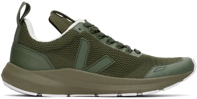 Shop Rick Owens Green Veja Edition Performance Sneakers In 15 Green