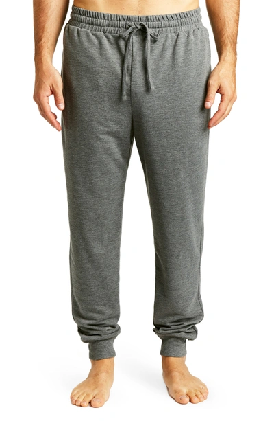 Shop Rainforest French Terry Joggers In Grey Heather