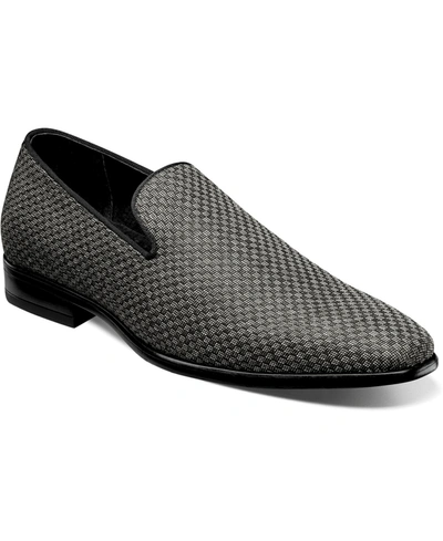 Shop Stacy Adams Men's Saville Plain Toe Slip On Shoes Men's Shoes In Gray