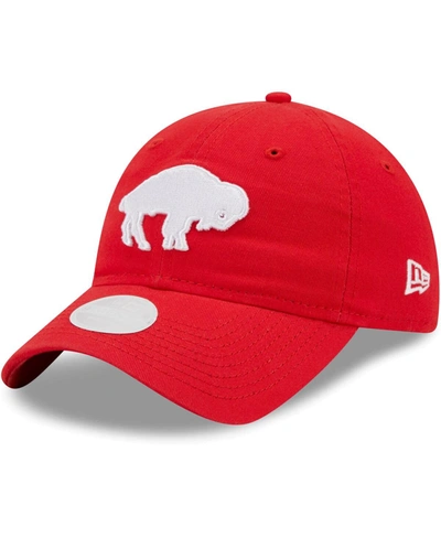 Shop New Era Women's Red Buffalo Bills Core Classic 2.0 Historic 9twenty Adjustable Hat