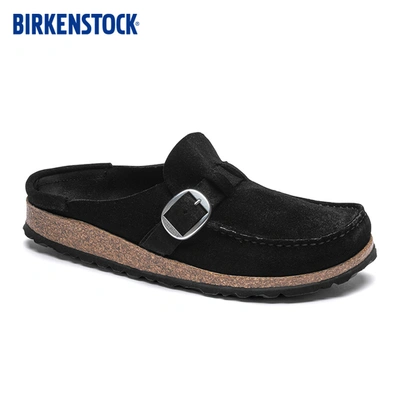 BIRKENSTOCK包头拖鞋女款牛皮绒面革葡萄牙buckley系列
