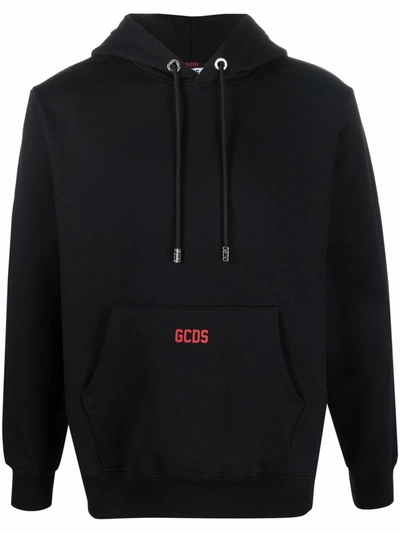Shop Gcds Sweatshirt With Print Material: Cotton.  Origin: Italy  Composition Cotton 100%  Washing Instruction In Black