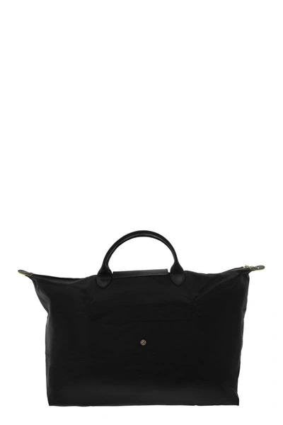 Shop Longchamp Le Pliage Green - Travel Bag L In Black