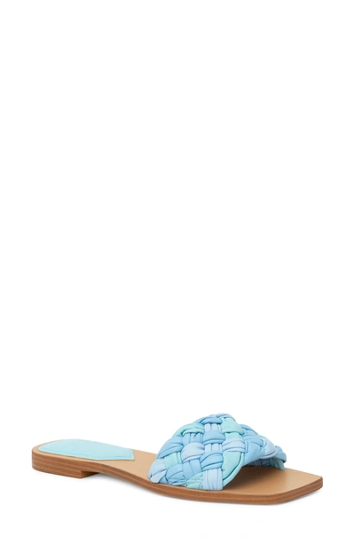 Shop Marc Fisher Ltd Reanna Slide Sandal In Light Blue