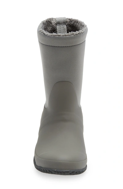 Shop Hunter Original Insulated Slipper Boot In Tundra Grey / Docker Grey