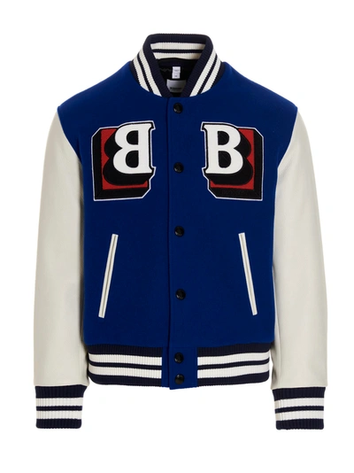 Shop Burberry Bomber Jacket In Multicolor