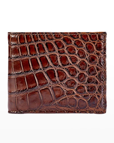 Shop Neiman Marcus Men's Alligator Leather Wallet