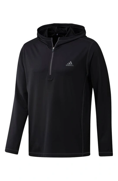 Shop Adidas Golf Hoodie In Black
