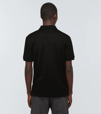 Shop Alexander Mcqueen Cotton Polo Shirt In Black