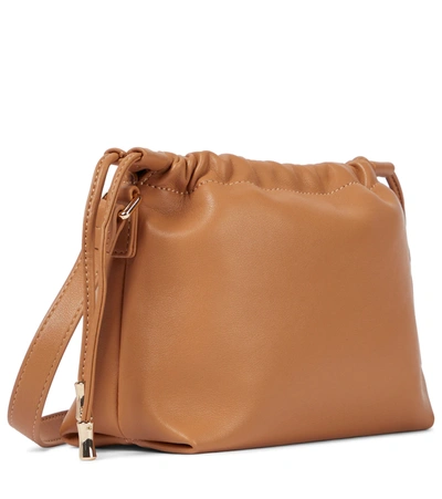 Shop Apc Ninon Mini Shoulder Bag In Caramel