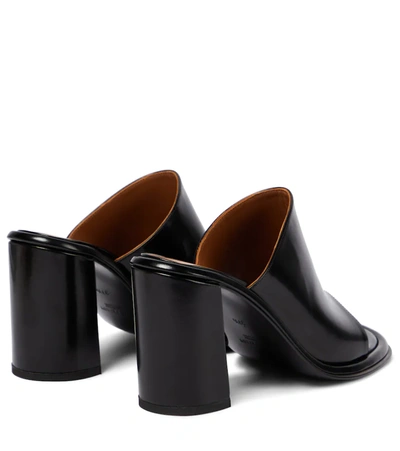 Shop Petar Petrov Stan Leather Sandals In Black