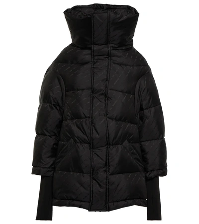 Balenciaga Oversized Swing Puffer Jacket In 1000 | ModeSens