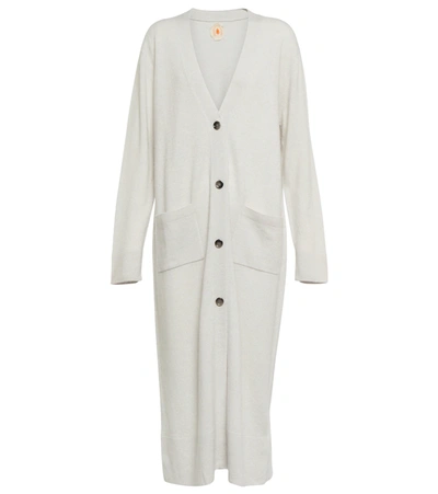Shop Jardin Des Orangers Wool And Cashmere Cardigan In Ice