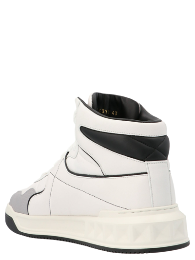 Shop Valentino Sneaker 'one Stud' In White/black