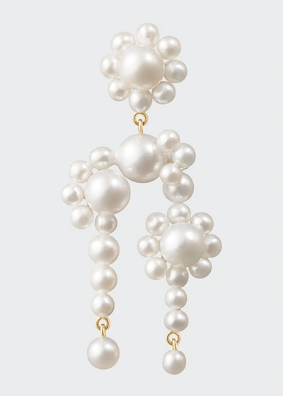 Shop Sophie Bille Brahe Fontaine Marguerite Earring With Pearl Flower, Single