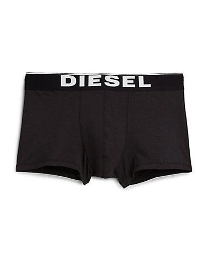 Shop Diesel Kory Logo Boxer Briefs In Black