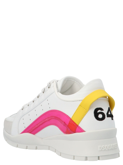 Shop Dsquared2 Low Sneakers Pvc Details In White