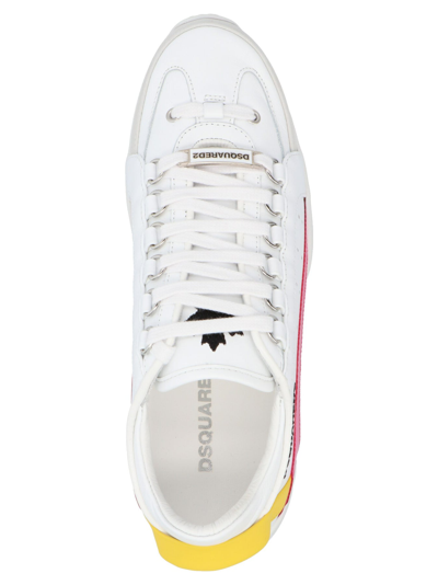 Shop Dsquared2 Low Sneakers Pvc Details In White