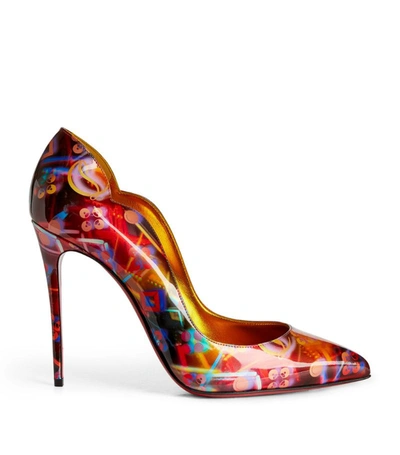 Shop Christian Louboutin Hot Chick Patent Leather Pumps 100 In Multi